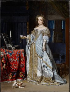 Portrét dámy od Gabriel Metsu