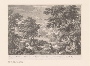 Elia gevoed door raven Landschappen met Bijbelse voorstellingen (series title)   1357146   cs       czech Successfully Translated  Original: Henry Sass, c.1830 (black chalk, watercolor and pen & ink on paper) Translat: Henry Sass, c.1830 (black chalk, wate od Gabriel Perelle