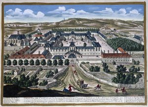 Saint Louis Hospital založená králem Jindřichem Velikým - Perelle