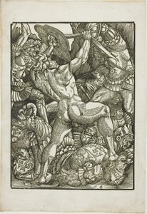 Herkules a obři, ze scén ze života Herkula od Gabriel Salmon