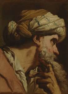 Studie orientální hlavy, c.1766-75