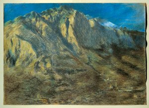 Mount Resegone od Gaetano Previati