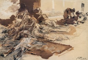 Studium moru od Gaetano Previati