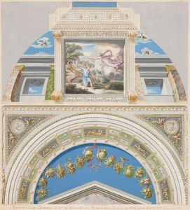 Luneta a klenba s Bohem zjevujícím se Izákovi. 1774 od Gaetano Savorelli
