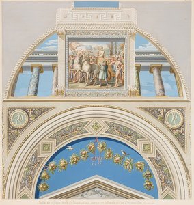 Rám a klenba s Triumph Davids. 1774 od Gaetano Savorelli