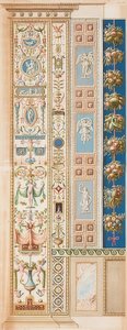 Pilastrová lodžie XII (ornament, který vyrůstá z nádoby) od Gaetano Savorelli