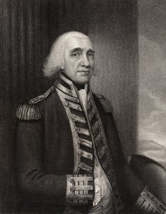 Admirál Richard Howe, vyrytý W.T. Fry, z 