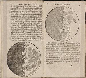 List knihy Sidereus Nuncius Hvězdný posel od Galilea Galilei, 1610