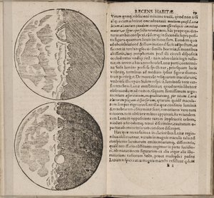 List knihy Sidereus Nuncius Hvězdný posel od Galilea Galilei, 1610