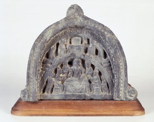 Vzdělání Buddhy, 100-200 (břidlice) od Gandhara School