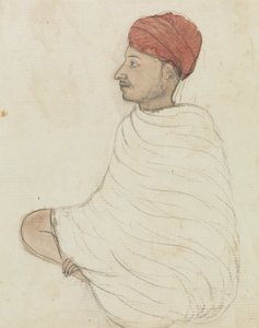 Muž v červeném turbanu