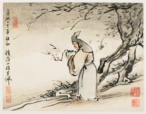 Malba prsty, z alba o deseti listech od Gao Qipei