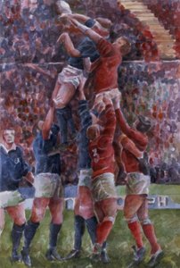 Rugby International, Wales V Skotsko (wc na papíře)