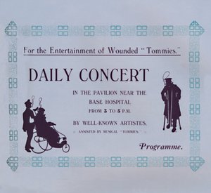 Reklama na koncert, 1917