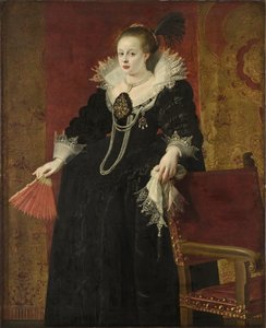 Anna Rakouská, choť císaře Matyáše, kolem roku 1615 od Gaspar De Crayer