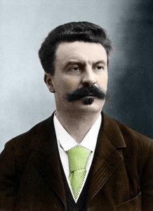 Guy de Maupassant (1850-1893), francouzský spisovatel Nadar.