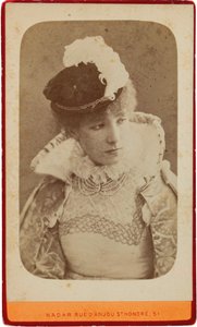 Portrét Sarah Bernhardtové 1844-1923, cca 1865.