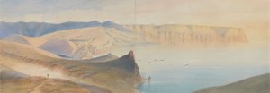 Cape Aia a Balaklava Bay, 1854 od Gaspard Le Marchant Tupper