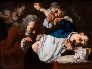 Operace, asi 1753/54 (olej na plátně) od Gaspare Traversi