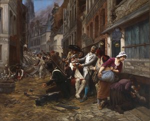 Epizoda obležení Lille, 1792, 1891. od Gaston Theodore Melingue