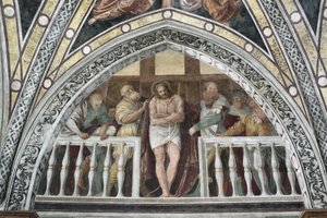 Ecce Homo Fresco od Gaudenzia Ferrariho (1475 cca-1546) 1542 Milán, bazilika Santa Maria delle Grazie Itálie od Gaudenzio Ferrari