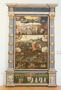 Otevření šesté pečeti, Ezechielovo vidění a poslední soud, 1584 od Gdansk School