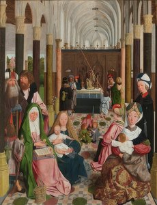 Svaté příbuzenství. Kolem roku 1495 od Geertgen Tot sint Jans