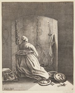 Žena vaří od Geertruyt Roghman