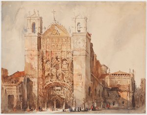 Kostel svatého Pavla, Valladolid od Genaro Pérez Villaamil
