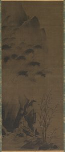 Bamboo in Rain, Bamboo in Wind, počátek 1500. od Genga