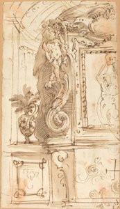 Komplikovaně vyřezávaný rám od Genoese 17th Century