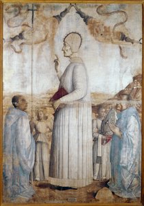 Lawrence Giustiniani nebo Lorenzo Giustiniani (tempera na dřevě od Gentile Bellini