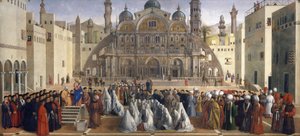 Kázání svatého Marka v egyptské Alexandrii od Gentile and Giovanni Bellini