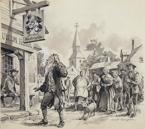 Rip Van Winkle (kvaš na papíře) od Geoff Campion