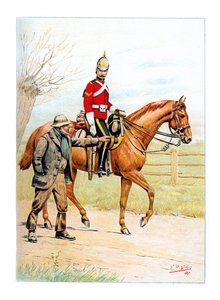 První královští dragouni, c1890.