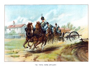 The Royal Horse Artillery, c1890.