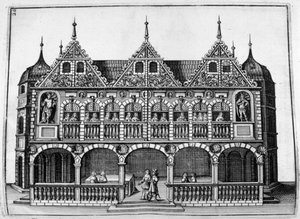 Návrh zámku, 1664 od Georg Andreas Bockler