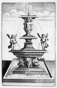 Návrh fontány, 1664