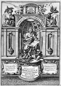 Přední strana Architectura Curiosa Nova, 1664
