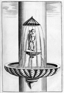 Ozdobný design fontány, 1664 od Georg Andreas Bockler