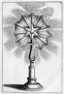 Hvězdný design okrasné fontány, 1664