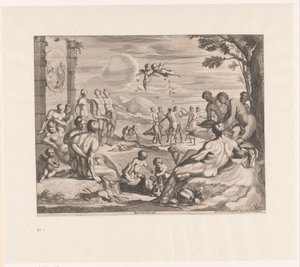 Bakchanal Bacchanalia (název na objektu) od Georg Andreas Wolfgang