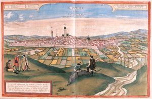 Sankt Polten, Rakousko - v "Civitates Orbis Terrarum" od Georga Brauna, Kolín nad Rýnem 1617 od Georg Braun