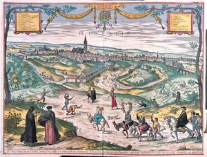 Seviglia, Španělsko - v "Civitates Orbis Terrarum" od Georga Brauna, Kolín nad Rýnem 1617 od Georg Braun