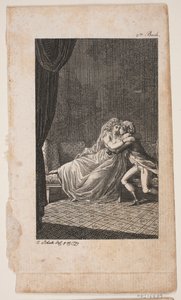 Ilustrace s milující pár od Georg Christian Schule