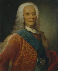 Portrét prince Vasilije Vladimiroviče Dolgorukova 1667-1746, před rokem 1746