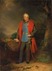 Polní maršál hrabě Johann Joseph Wenzel Radetzky z Radetzu, portrét v plné velikosti