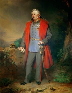 Polní maršál Josef hrabě Radetzky, vrchní velitel během tažení proti Itálii ...