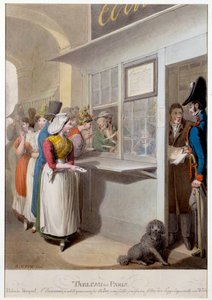 Veřejný autor královského paláce Litografie od George Emanuela Opitze (1775-1841) Paříž 19. století, Musee Carnavalet od Georg Emanuel Opitz