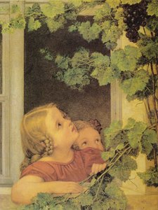 Děti u okna od Georg Friedrich Kersting